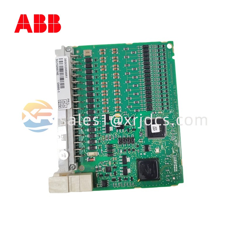 ABB DI880 3BSE028586R1 – 16-Channel Digital Input Module (S800 I/O Series)1